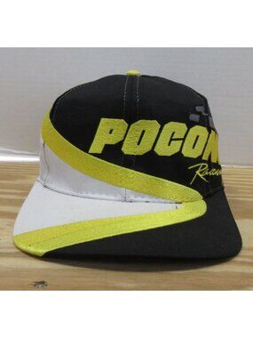 VINTGAE Pocono Raceway Hat Cap Snapback NASCAR Chase Authentics Racing
